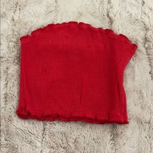 Red Tube top